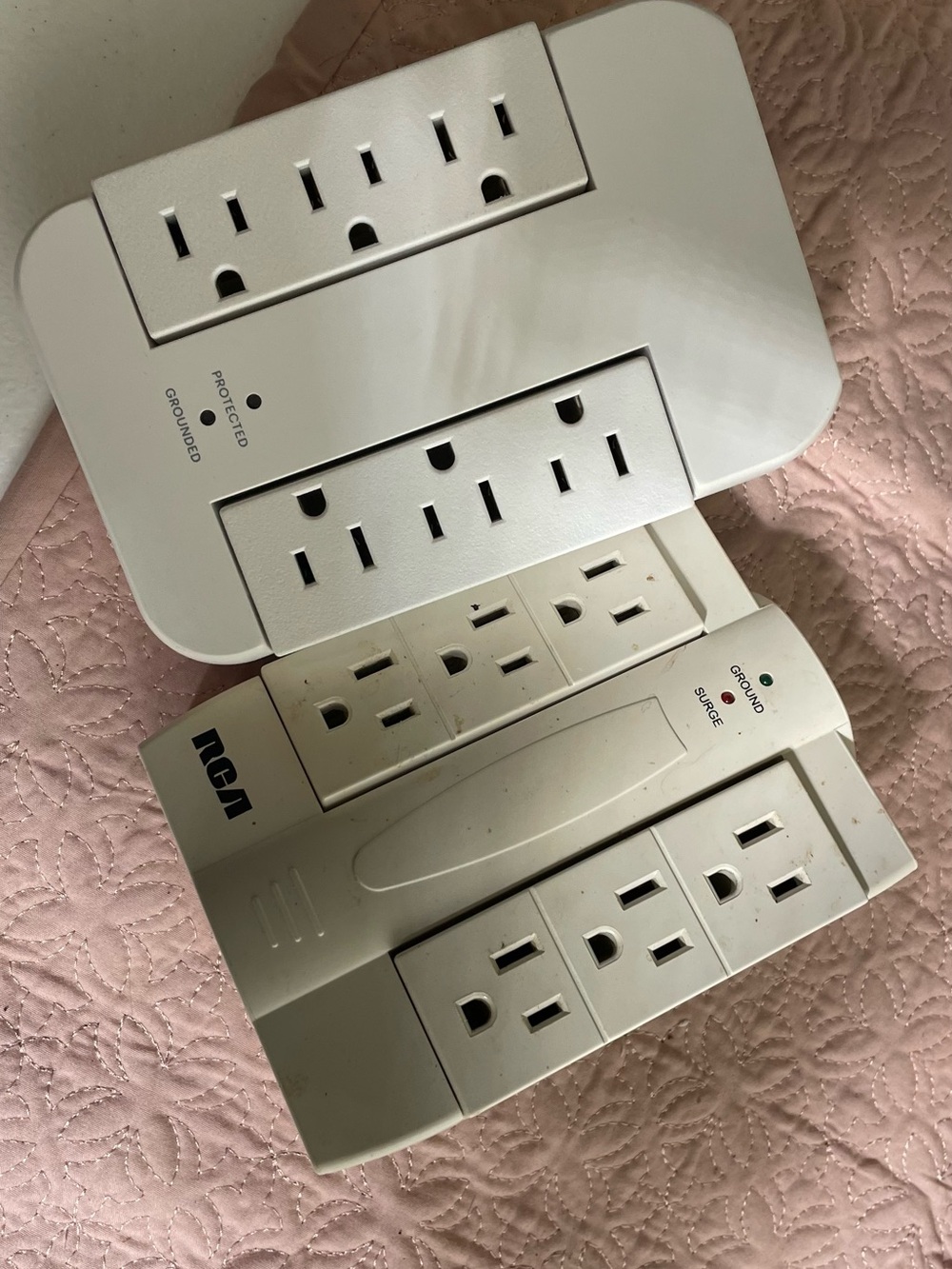 Onn. White Wall-Mount Power Adapter